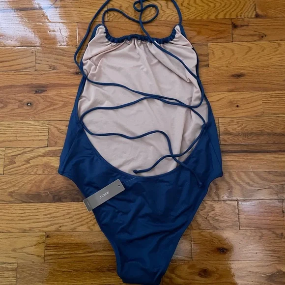NWT J.Crew Playa Rockaway Ruched One-Piece Swimsuit - Picture 3 of 6